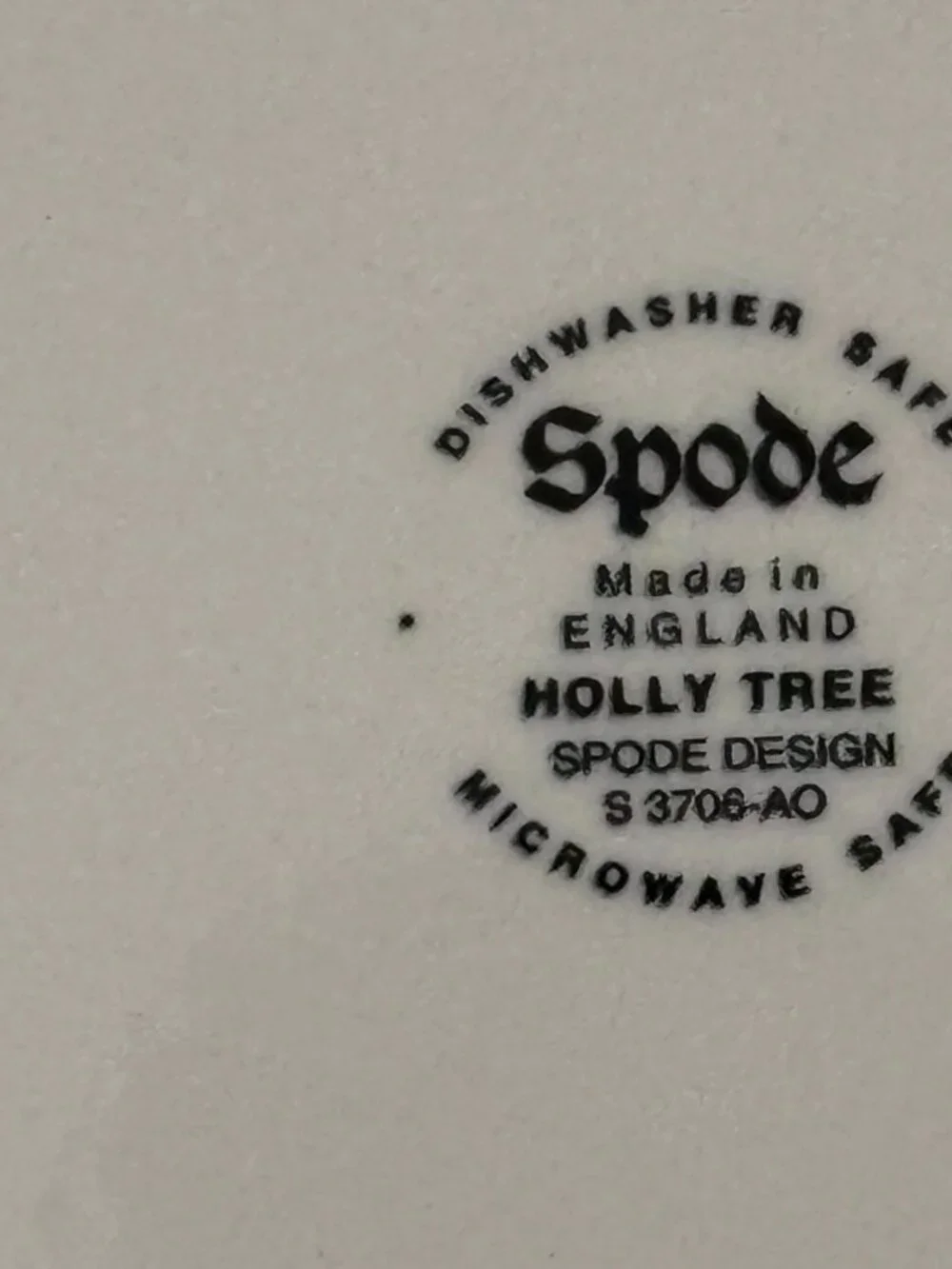 Spode Holly Tree Chargers - Pair 2 of 2
